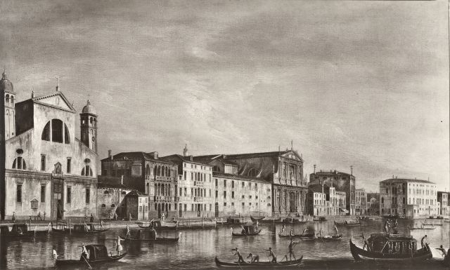 Anonimo — Marieschi Michele - sec. XVIII - Veduta di Venezia con la chiesa degli Scalzi e la chiesa di S. Lucia — insieme